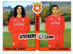 Sticker Felice Centofanti / Tarcisio Catanese - Italy Tutto Calcio 1994-1995 n. 355 - Sl