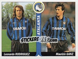 Sticker Leonardo Rodriguez / Maurizio Ganz - Italy Tutto Calcio 1994-1995 n. 374 - Sl