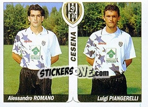 Sticker Alessandro Romano / Luigi Piangerelli - Italy Tutto Calcio 1994-1995 n. 380 - Sl