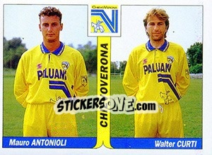 Sticker Mauro Antonioli / Walter Curti - Italy Tutto Calcio 1994-1995 - Sl