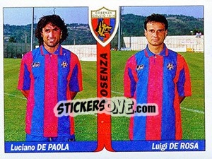 Sticker Luciano De Paola / Luigi De Rosa