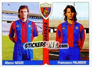 Cromo Marco Negri / Francesco Palmieri - Italy Tutto Calcio 1994-1995 - Sl