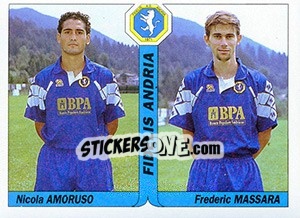 Sticker Nicola Amoruso / Frederic Massara - Italy Tutto Calcio 1994-1995 n. 419 - Sl