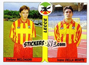 Sticker Stefano Melchiori / Ivano Della Morte - Italy Tutto Calcio 1994-1995 n. 426 - Sl