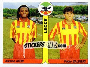 Figurina Kwame Ayew / Paolo Baldieri - Italy Tutto Calcio 1994-1995 - Sl