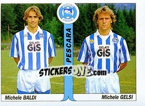 Figurina Michele Baldi / Michele Gelsi - Italy Tutto Calcio 1994-1995 - Sl