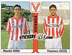 Sticker Maurizio Rossi / Francesco Cozza - Italy Tutto Calcio 1994-1995 n. 516 - Sl