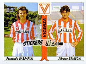 Sticker Fernando Gasparini / Alberto Briaschi - Italy Tutto Calcio 1994-1995 n. 518 - Sl