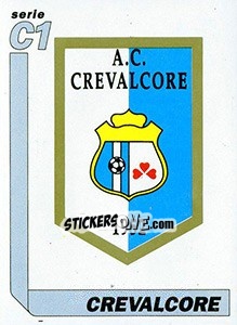 Figurina Scudetto Crevalcore - Italy Tutto Calcio 1994-1995 - Sl