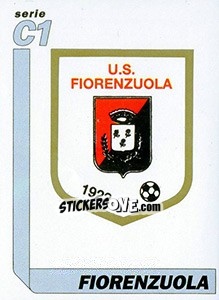 Sticker Scudetto Fiorenzuola - Italy Tutto Calcio 1994-1995 n. 524 - Sl