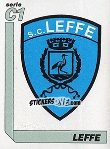 Figurina Scudetto Leffe - Italy Tutto Calcio 1994-1995 - Sl