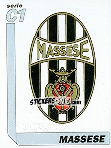 Sticker Scudetto Massese - Italy Tutto Calcio 1994-1995 - Sl