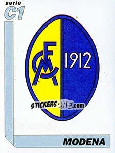 Sticker Scudetto Modena - Italy Tutto Calcio 1994-1995 - Sl