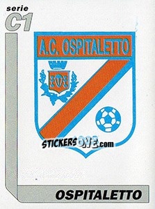 Sticker Scudetto Ospitaletto - Italy Tutto Calcio 1994-1995 n. 529 - Sl