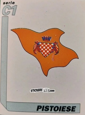 Sticker Scudetto Pistoiese - Italy Tutto Calcio 1994-1995 n. 531 - Sl