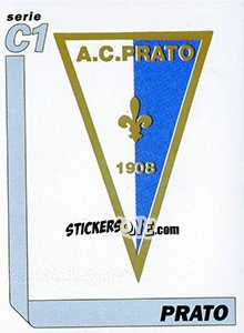 Figurina Scudetto Prato - Italy Tutto Calcio 1994-1995 - Sl