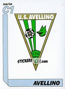 Sticker Scudetto Avellino - Italy Tutto Calcio 1994-1995 - Sl