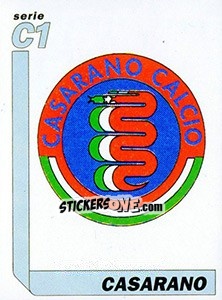Sticker Scudetto Casarano - Italy Tutto Calcio 1994-1995 n. 540 - Sl