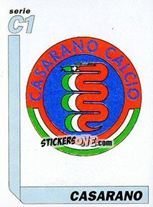 Cromo Scudetto Casarano - Italy Tutto Calcio 1994-1995 - Sl