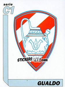 Sticker Scudetto Gualdo - Italy Tutto Calcio 1994-1995 n. 543 - Sl