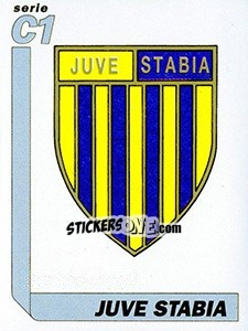 Sticker Scudetto Juve Stabia - Italy Tutto Calcio 1994-1995 - Sl