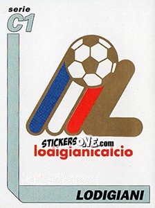 Sticker Scudetto Lodigiana - Italy Tutto Calcio 1994-1995 n. 546 - Sl