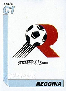 Cromo Scudetto Reggina - Italy Tutto Calcio 1994-1995 - Sl
