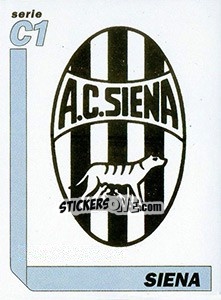 Sticker Scudetto Siena - Italy Tutto Calcio 1994-1995 n. 550 - Sl