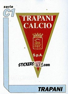 Sticker Scudetto Trapani - Italy Tutto Calcio 1994-1995 n. 553 - Sl