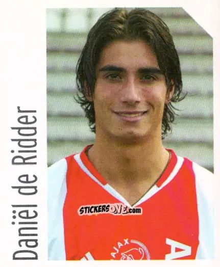 Sticker Daniël de Ridder - Voetbal 2004-2005 n. 16 - Panini