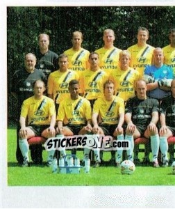 Sticker Team photo (puzzle 1) - Voetbal 2004-2005 - Panini