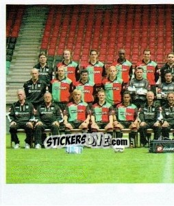 Sticker Team photo (puzzle 1) - Voetbal 2004-2005 - Panini