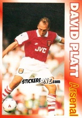 Sticker David Platt - Premier Striker 1995-1996 n. 1 - LCD Publishing