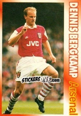Sticker Dennis Bergkamp - Premier Striker 1995-1996 n. 2 - LCD Publishing