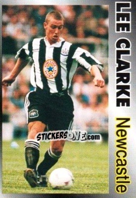 Sticker Lee Clark - Premier Striker 1995-1996 n. 10 - LCD Publishing