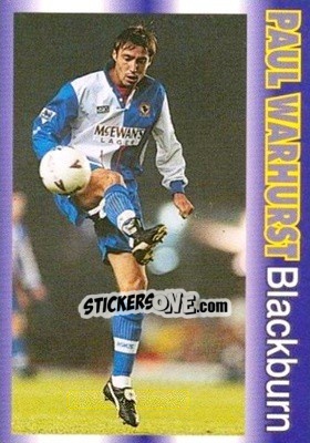 Sticker Paul Warhurst - Premier Striker 1995-1996 - LCD Publishing