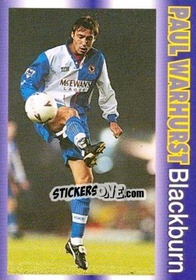 Sticker Paul Warhurst - Premier Striker 1995-1996 n. 17 - LCD Publishing