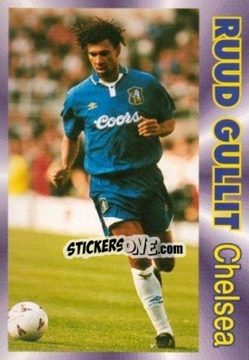 Sticker Ruud Gullit - Premier Striker 1995-1996 - LCD Publishing
