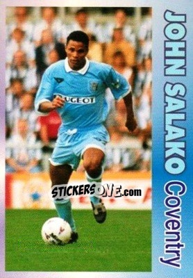 Sticker John Salako - Premier Striker 1995-1996 n. 28 - LCD Publishing