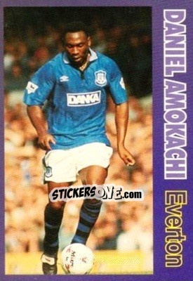 Sticker Daniel Amokachi - Premier Striker 1995-1996 n. 34 - LCD Publishing