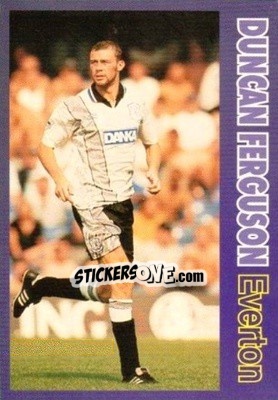 Sticker Duncan Ferguson - Premier Striker 1995-1996 n. 36 - LCD Publishing