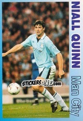 Sticker Niall Quinn - Premier Striker 1995-1996 n. 51 - LCD Publishing