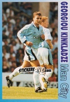 Sticker Georgi Kinkladze - Premier Striker 1995-1996 n. 52 - LCD Publishing