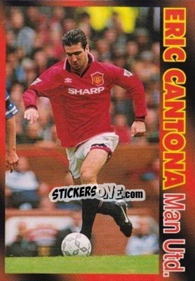 Sticker Eric Cantona - Premier Striker 1995-1996 n. 58 - LCD Publishing