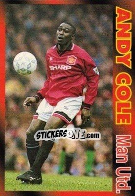 Sticker Andy Cole - Premier Striker 1995-1996 - LCD Publishing