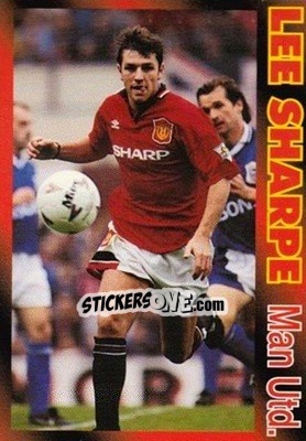Sticker Lee Sharpe - Premier Striker 1995-1996 - LCD Publishing
