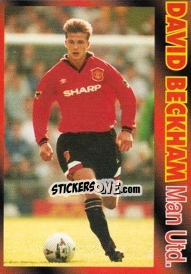 Sticker David Beckham - Premier Striker 1995-1996 - LCD Publishing