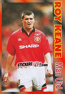 Sticker Roy Keane - Premier Striker 1995-1996 n. 63 - LCD Publishing