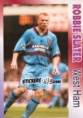 Sticker Robbie Slater - Premier Striker 1995-1996 n. 70 - LCD Publishing