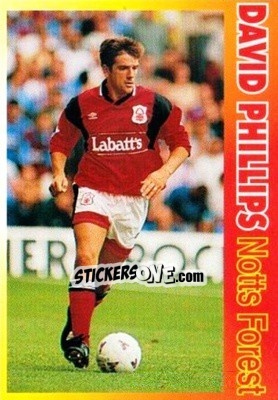 Sticker David Phillips - Premier Striker 1995-1996 n. 79 - LCD Publishing